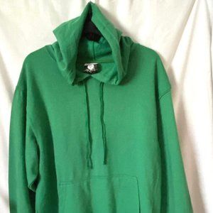 WildHorse Green Pullover Blank Hoodie Sweatshirt - Made in Egypt - Size Medium